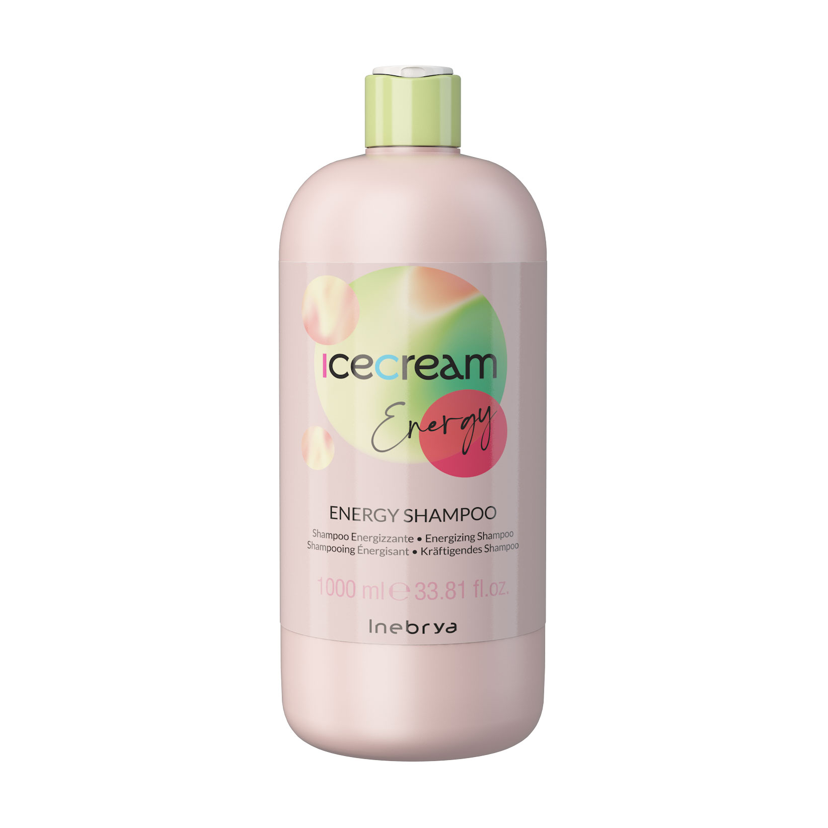 Шампунь Inebrya Ice Cream Energy Shampoo від випадіння, з екстрактом перцю та олігоелементами, 1 л